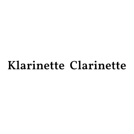Klarinette Clarinette Logo