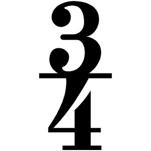 3/4